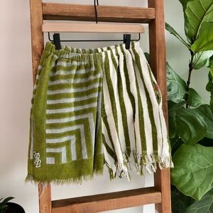 Vintage High Waist Terry Cloth Shorts